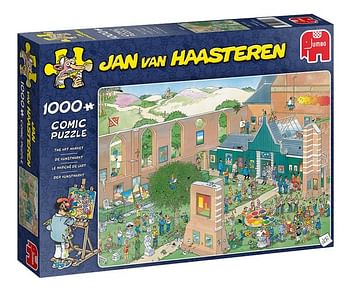 Promotions Jumbo puzzel Jan Van Haasteren De kunstmarkt - Jumbo - Valide de 23/07/2020 à 05/09/2020 chez Dreamland