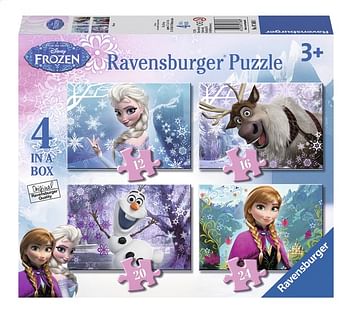 Promoties Ravensburger meegroeipuzzel 4-in-1 Disney Frozen - Ravensburger - Geldig van 23/07/2020 tot 05/09/2020 bij Dreamland