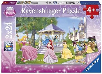Promoties Ravensburger puzzel 2-in-1 Betoverende Disney-prinsessen - Ravensburger - Geldig van 23/07/2020 tot 05/09/2020 bij Dreamland