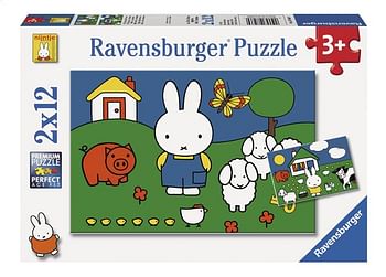 Promoties Ravensburger puzzel 2-in-1 Nijntje bij de dieren - Ravensburger - Geldig van 23/07/2020 tot 05/09/2020 bij Dreamland