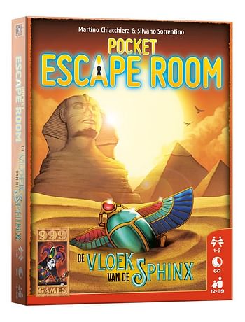 Promoties Pocket Escape Room: De Vloek van de Sfinx - 999games - Geldig van 23/07/2020 tot 05/09/2020 bij Dreamland