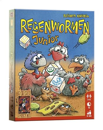 Promoties Regenwormen Junior - 999games - Geldig van 23/07/2020 tot 05/09/2020 bij Dreamland