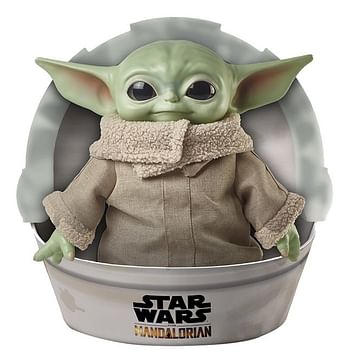 Promotions Knuffel Disney Star Wars Baby Yoda 28 cm - Mattel - Valide de 23/07/2020 à 05/09/2020 chez Dreamland
