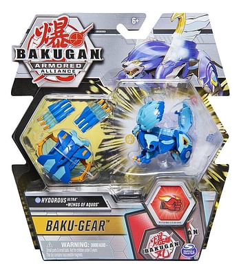 Promoties Bakugan Ultra Ball Baku-Gear Pack - Hydorous Ultra + Wings of Aquos - Spin Master - Geldig van 23/07/2020 tot 05/09/2020 bij Dreamland