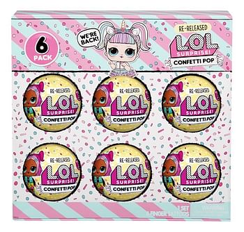 Promoties Minipopje L.O.L. Surprise! Confetti Unicorn - 6 stuks - MGA Entertainment - Geldig van 23/07/2020 tot 05/09/2020 bij Dreamland