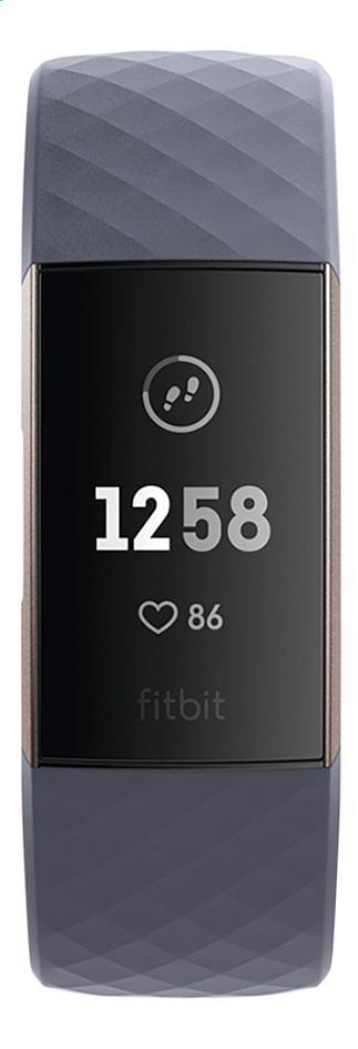 Promotions Fitbit capteur d'activité Charge 3 HR or rose/bleu ardoise - Fitbit - Valide de 23/07/2020 à 05/09/2020 chez Dreamland