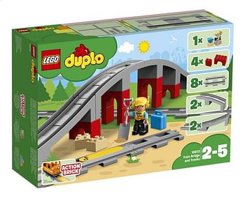 Promotions LEGO DUPLO 10872 Les rails et le pont du train - Lego - Valide de 23/07/2020 à 05/09/2020 chez Dreamland
