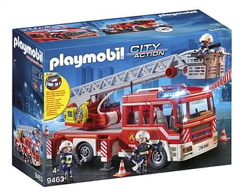 Promotions PLAYMOBIL City Action 9463 Camion de pompiers avec échelle pivotante - Playmobil - Valide de 23/07/2020 à 05/09/2020 chez Dreamland