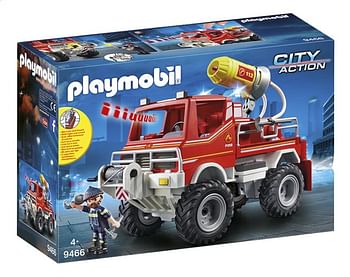 Promotions PLAYMOBIL City Action 9466 4x4 de pompier avec lance-eau - Playmobil - Valide de 23/07/2020 à 05/09/2020 chez Dreamland