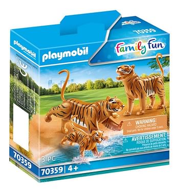 Promoties PLAYMOBIL Family Fun 70359 Couple de tigres avec bébé - Playmobil - Geldig van 23/07/2020 tot 05/09/2020 bij Dreamland