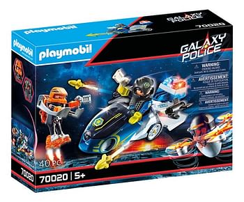 Promotions PLAYMOBIL Galaxy Police 70020 Moto et policier de l'espace - Playmobil - Valide de 23/07/2020 à 05/09/2020 chez Dreamland