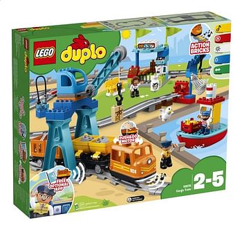 Promoties LEGO DUPLO 10875 Le train de marchandises - Lego - Geldig van 23/07/2020 tot 05/09/2020 bij Dreamland