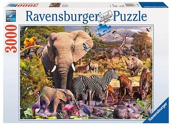 Promotions Ravensburger puzzle Animaux du continent africain - Ravensburger - Valide de 23/07/2020 à 05/09/2020 chez Dreamland