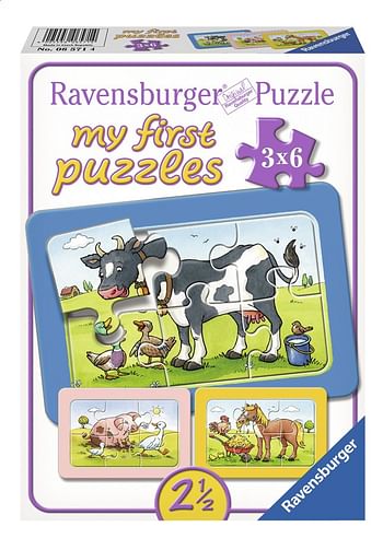 Promotions Ravensburger puzzle 3 en 1 My First Les bons amis - Ravensburger - Valide de 23/07/2020 à 05/09/2020 chez Dreamland