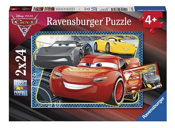 Promoties Ravensburger puzzle Disney Cars 3 2 x 24 pièces - Ravensburger - Geldig van 23/07/2020 tot 05/09/2020 bij Dreamland