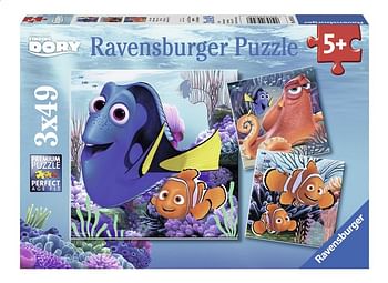 Promoties Ravensburger puzzle Disney Le Monde de Dory : Dory trouvée - Ravensburger - Geldig van 23/07/2020 tot 05/09/2020 bij Dreamland