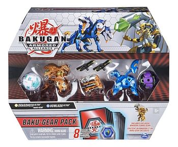Promotions Bakugan Pack Baku-Gear 4 figurines - Dragonoid & Howlkor - Spin Master - Valide de 23/07/2020 à 05/09/2020 chez Dreamland