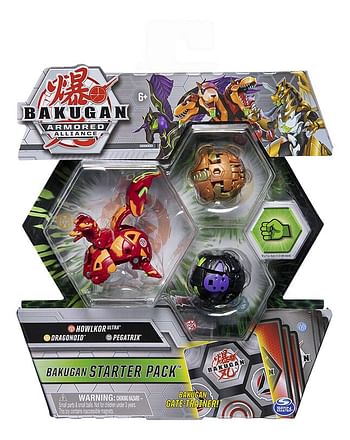 Promotions Bakugan Starter Pack de 3 - Howlkor, Dragonoid, Pegatrix - Spin Master - Valide de 23/07/2020 à 05/09/2020 chez Dreamland