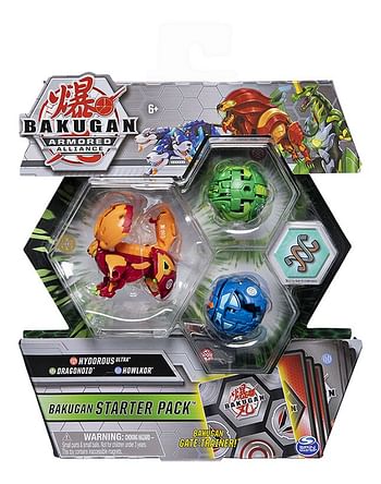 Promotions Bakugan Starter Pack de 3 - Hydorous, Dragonoid, Howlkor - Spin Master - Valide de 23/07/2020 à 05/09/2020 chez Dreamland