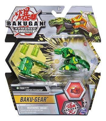Promoties Bakugan Ultra Ball Baku-Gear Pack - Trox Ultra + Ventus Cyclonator - Spin Master - Geldig van 23/07/2020 tot 05/09/2020 bij Dreamland