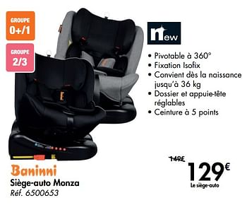 Promotion Carrefour Siege Auto Monza Baninni Bebe Grossesse Valide Jusqua 4 Promobutler