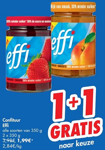 Promoties Confituur effi - Effi - Geldig van 02/09/2020 tot 07/09/2020 bij Carrefour