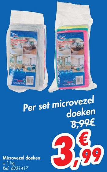 Promoties Microvezel doeken - Huismerk - Carrefour  - Geldig van 02/09/2020 tot 07/09/2020 bij Carrefour