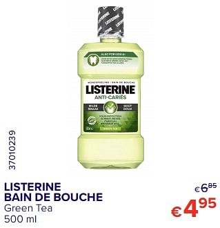 Promoties Listerine bain de bouche - Listerine - Geldig van 01/09/2020 tot 30/09/2020 bij Euro Shop