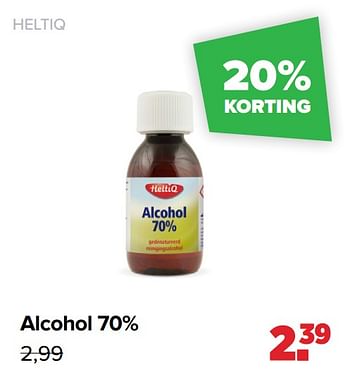 Promoties Alcohol 70% - Heltiq - Geldig van 31/08/2020 tot 26/09/2020 bij Baby-Dump