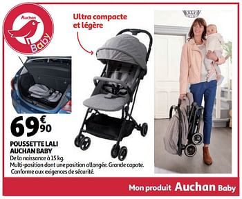 Promotion Auchan Ronq Poussette Lali Auchan Baby Produit Maison Auchan Ronq Bebe Et Grossesse Valide Jusqua 4 Promobutler