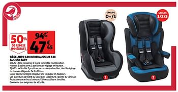 Promo Rehausseur manga safe + bébé confort chez Auchan