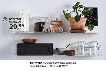 Promoties Botkyrka wandplank - Huismerk - Ikea - Geldig van 20/08/2020 tot 15/08/2021 bij Ikea