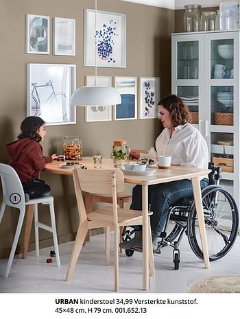 huiswerk maken Buitenboordmotor eerste Huismerk - Ikea Urban kinderstoel - Promotie bij Ikea