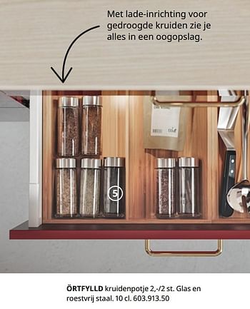 Promoties Örtfylld kruidenpotje - Huismerk - Ikea - Geldig van 20/08/2020 tot 15/08/2021 bij Ikea