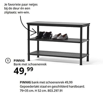 Huismerk - Ikea bank schoenenrek Promotie bij