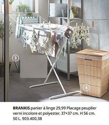 Produit Maison Ikea Brankis Panier A Linge En Promotion Chez Ikea