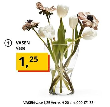 Promotions Vasen vase - Produit maison - Ikea - Valide de 20/08/2020 à 15/08/2021 chez Ikea
