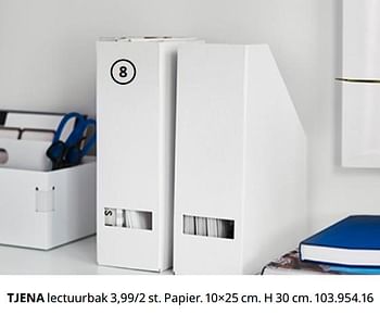 Promotions Tjena lectuurbak - Produit maison - Ikea - Valide de 20/08/2020 à 15/08/2021 chez Ikea
