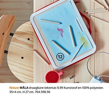 Promoties Måla draagbare tekentas - Huismerk - Ikea - Geldig van 20/08/2020 tot 15/08/2021 bij Ikea