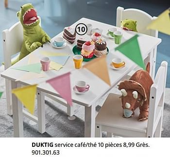 Produit Maison Ikea Duktig Service Cafe The 10 Pieces En Promotion Chez Ikea