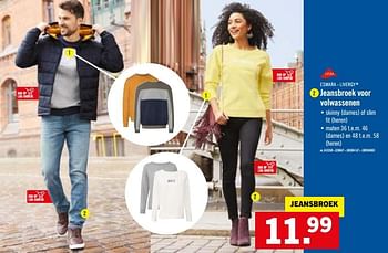Promoties Jeansbroek voor volwassenen - Esmara - Geldig van 14/09/2020 tot 19/09/2020 bij Lidl