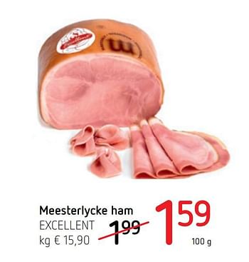 Promoties Meesterlycke ham excellent - Excellent - Geldig van 10/09/2020 tot 23/09/2020 bij Spar (Colruytgroup)