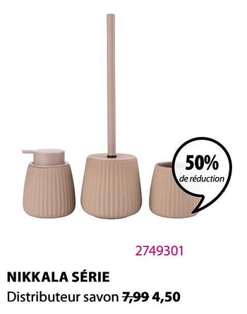 Promoties Nikkala distributeur savon - Huismerk - Jysk - Geldig van 31/08/2020 tot 13/09/2020 bij Jysk