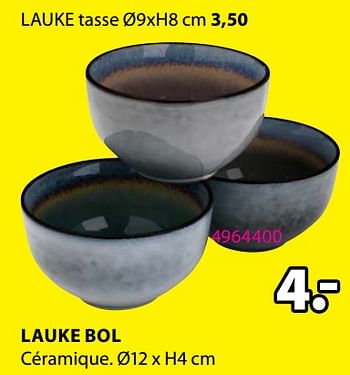 Promotions Lauke bol - Produit Maison - Jysk - Valide de 31/08/2020 à 13/09/2020 chez Jysk