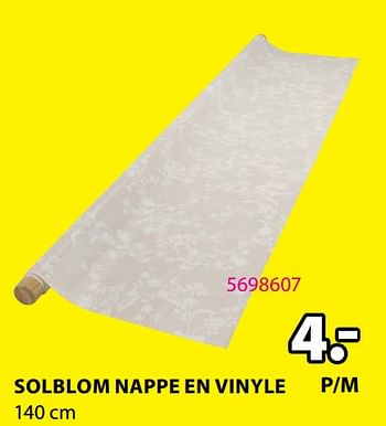 Promotions Solblom nappe en vinyle - Produit Maison - Jysk - Valide de 31/08/2020 à 13/09/2020 chez Jysk