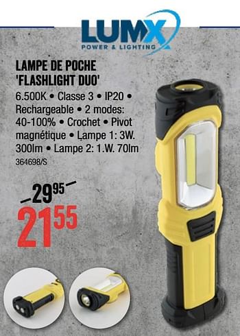 Promotions Lumx lampe de poche flashlight duo - LumX - Valide de 03/09/2020 à 20/09/2020 chez HandyHome