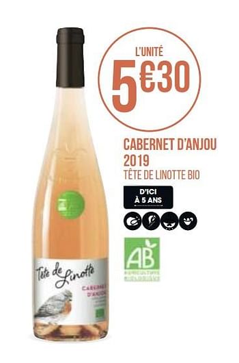 Promotions Cabernet d`anjou 2019 - Vins rosé - Valide de 31/08/2020 à 13/09/2020 chez Géant Casino