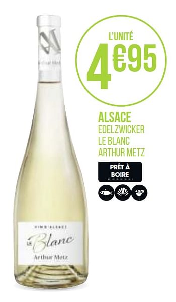 Promotions Alsace - Vins blancs - Valide de 31/08/2020 à 13/09/2020 chez Géant Casino