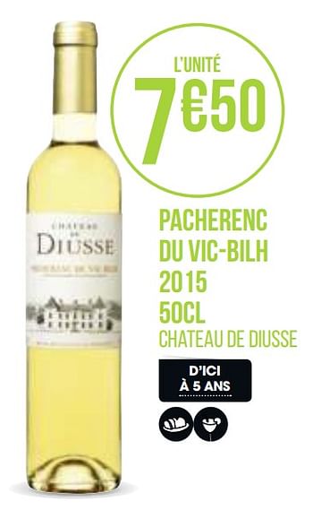 Promotions Pacherenc du vic-bilh 2015 - Vins blancs - Valide de 31/08/2020 à 13/09/2020 chez Géant Casino