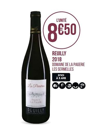 Promoties Reuilly 2018 - Rode wijnen - Geldig van 31/08/2020 tot 13/09/2020 bij Géant Casino